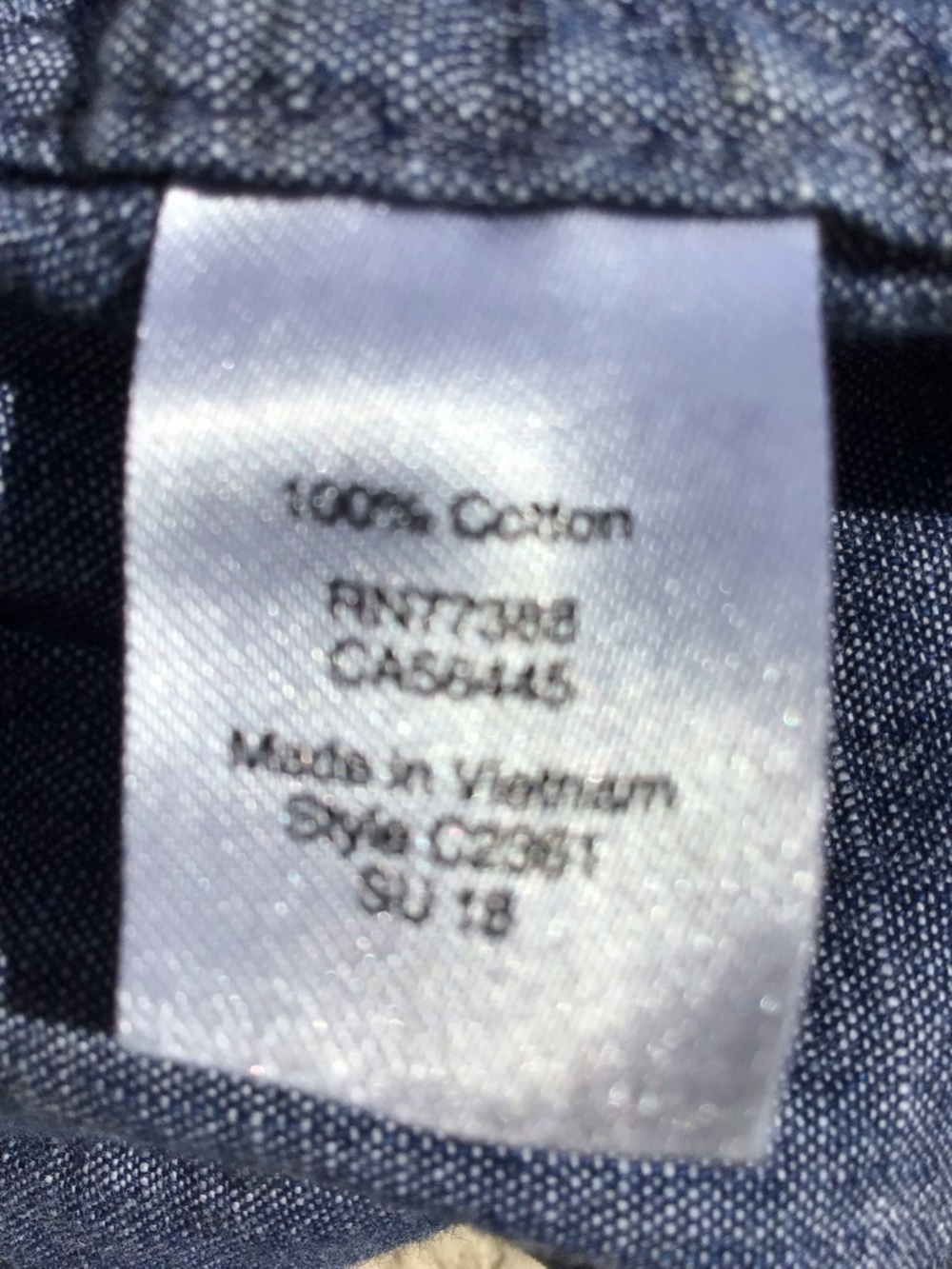 J. Crew chambray drawstring shorts size medium - Picture 4 of 4